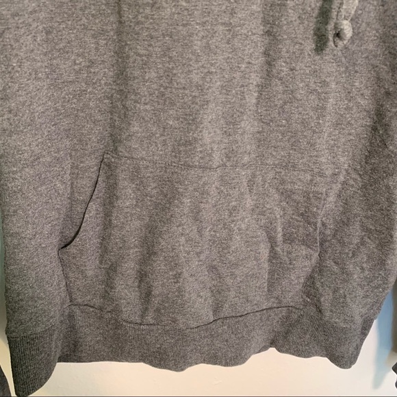 PRO MO Hooded Sweatshirt Hoodie Solid Gray - Picture 4 of 7